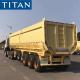 TITAN 5 Axles Heavy Duty Tipper Trailer U Shape Dump Semi Truck Trailer