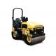Small Hydraulic Transmission Tandem Vibratory Rollers , 3 ton Compact Road Rollers