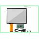 Metal Case Touch Screen Panel , 12.1 Inch Interactive Touch Panel With Touch Points