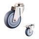 Soft TPR Bolt Hole 360 Degree Rotating 5 Hospital Bed Casters