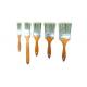 Hollow Polyester Filament Flat Bristle Paint Brush For House Wood Handle