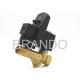 1 / 2  NPT Gas / Water Pneumatic Solenoid Valve Brass Material CE ISO Certification