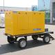 Industrial 50Hz Trailer Diesel Generator , Stable Mobile Generator Set 120KW 150KVA
