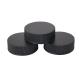 Hot Sale 33 MM Black Frosted plastic Screw Cap with Ribbed Side