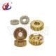 24T 30T Copper Gear Wheel Metal Gear Wheel For Woodworking Power Feeder Machine