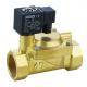 24VDC Brass Low Power Solenoid Valve , Liquid Solenoid Valve Two Way