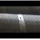 Round Perforated Metal Pipe , Spiral Perforated Tube Varnished With Subsequent Baking
