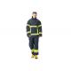 Navy Blue Firefighter Uniform Nomex IIIA Breathable Layer Fire Fighter Suit