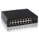 16 Rj45 Port Unmanaged Poe Network Switch 2 SFP Fiber Slot Port