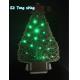 Christmas Tree Shaped Flashing  LED Module , Fiber Optic greeting card sound modules