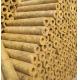 Cinema Sound Absorbing Rock Wool Tube Pipe 10cm Thick Yellow