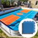 Anti Slip Anti Fatigue PP Interlocking Elastic Fiba 3x3 Basketball Court Floor Tiles Sports Floor Mat