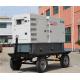 Water Cooling CUMMINS Trailer Mounted Diesel Generator 50HZ / 1500rpm