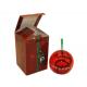 Red Bauble Box Packaging , custom printed paper boxess, Christmas gift box 350 C1S Material
