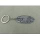 OEM Die Casting Promotional Keychain , Personalized leather Key Ring