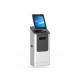Hotel Self Service Kiosk With QR Code Scanner RFID Card Reader NFC Reader A4 Printer