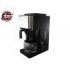 Custom Home Coffee Machines Auto Grind Coffee Maker With Black Silver Durable