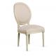 louis round back wedding chair with oval style in solid wood design for party rental and events