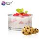 Chinese supplier disposable pudding cup with inner plastic mini dessert container dessert cup