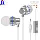 Noise Isolating Wired In Ear Earphones With Microphone Heavy Deep Bass Ear Buds