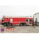 8x4 High Spraying Water Tower Fire Truck 39 Ton 25m Working Height 6 Seats