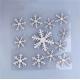 Kids DIY Christmas Party Crafts Ultrasonic Embossing SnowFlakes Applique Crafts