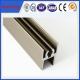 aluminum profile for wardrobe door supplier, polished aluminum extrusion profiles