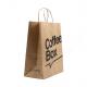 Brown Kraft Personalized Paper Shopping Bags Custom Printed Paper Grocery Bags