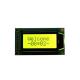 Positive 0802 Character LCD Display Module STN Yellow/Green Monochrome