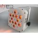 Flat Light Multi Colour LED Stage Lights , Wireless DMX LED Par With Rechargeable Battery