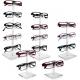Rectangular Eyeglasses Sunglasses Stand Rack Holder Glass Floor Display Case Eyewear