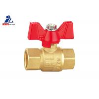 HPb 57 Butterfly Forged Ball Valve Compression 15mm Red Aluminum Handle