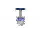 Manual Natural Rubber Sealed 150psi 316 Material Knife Gate Valve For Slurry