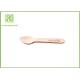 Convenient Eco Friendly Cutlery Ice Cream Wooden Spoon 96 / 100 / 110mm Size