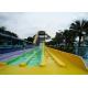 Multi Lane Racing Rainbow Water Slide Fiberglass Outdoor Spray Park Games