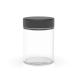 4oz Glass Child Resistant Jars Customize Flower Edible Packaging Straight Sided Jars