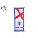 Vivid Color England National Hanging Soccer Team Flags Sublimation Printed On Polyester Peach Skin