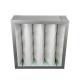 Aluminum Frame  Box Type Pre Air Filter For HVAC System Medium Efficiency