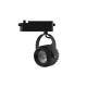 Round LED Track Spotlights Black Color 90 Degree Rotable Multilayer Protection