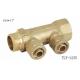 TLY-1235 1/2-2 aluminium pex pipe fitting brass manifolds NPT nickel plated water oil gas mixer matel plumping joint