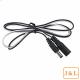2.1 x 5.5mm Male to Female DC Power Supply Cable
