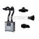 200W Double Arm F6002 portable welding fume extractor High Efficiency