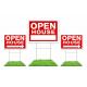 OEM ODM 24 X 18 Corrugated Plastic Yard Signs Indoor Or Outdoor Advertising