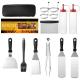 RosH Camping Stainless Steel Grill Kit Kitchen Barbecue Utensil Set