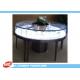 Customized MDF Retail Round Display Table For Jewelry Showing , SGS ISO