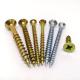 Torx Drive Chipboard Screw Flat Countersunk Head Din7505 White Zinc Plated Pozi Drive