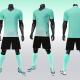 Premium Fabric Lightweight Plain Soccer Jerseys Breathable Football Jersey Set For Team