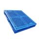 1280X1080 4000Kg Heavy Duty Plastic Pallets 1.2T Blue Hygienic Plastic Pallet