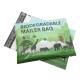 Compostable Cornstarch Sustainable Branded Custom Printed Large Biodegradable Mailer Tear Proof Mailers With Handle
