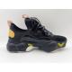 Black Ladies High Top Basketball Shoes Slip Resistant ODM / OEM